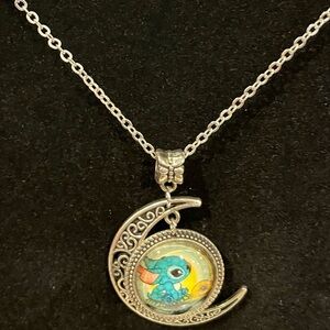 Disney Lilo & Stitch moon necklace